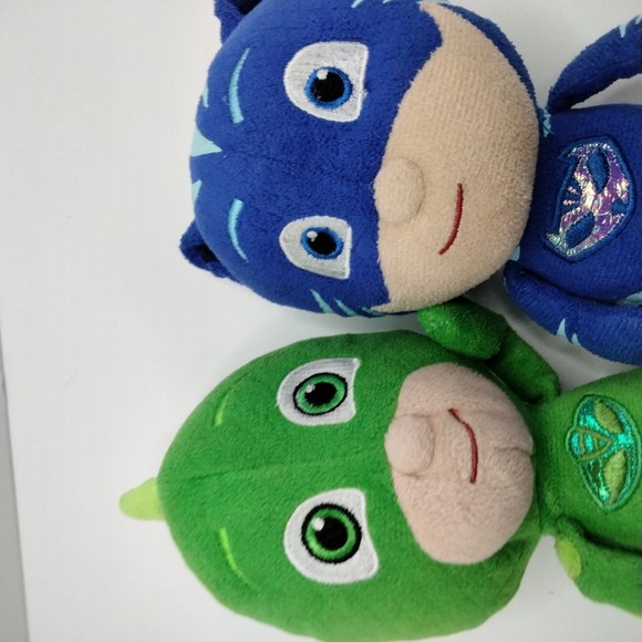 Just Play PJ Masks Gekko Catboy 8” Frog Box eOne Plush Stuffed Toy Set - Picture 3 of 15